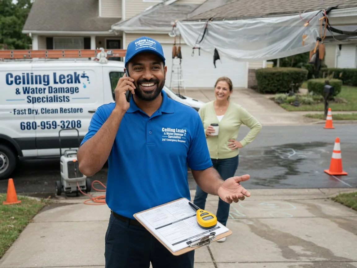 Ceiling Leak Cleanup Burkittsville, MD FAQs